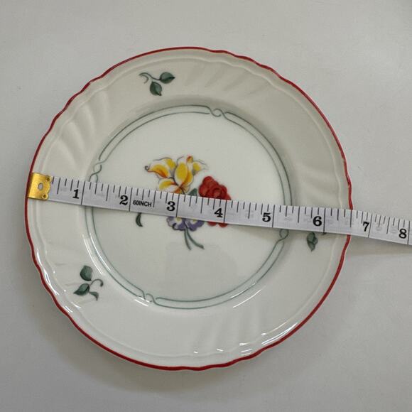 Vintage Fitz & Floyd Dessert Appetizer Plates Set of 4 Japan Printemps 212 - Picture 8 of 10